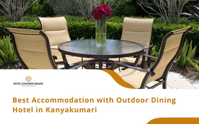 Outdoor Dining Hotel Kanyakumari Outdoor Dining Hotel Kanyakumari